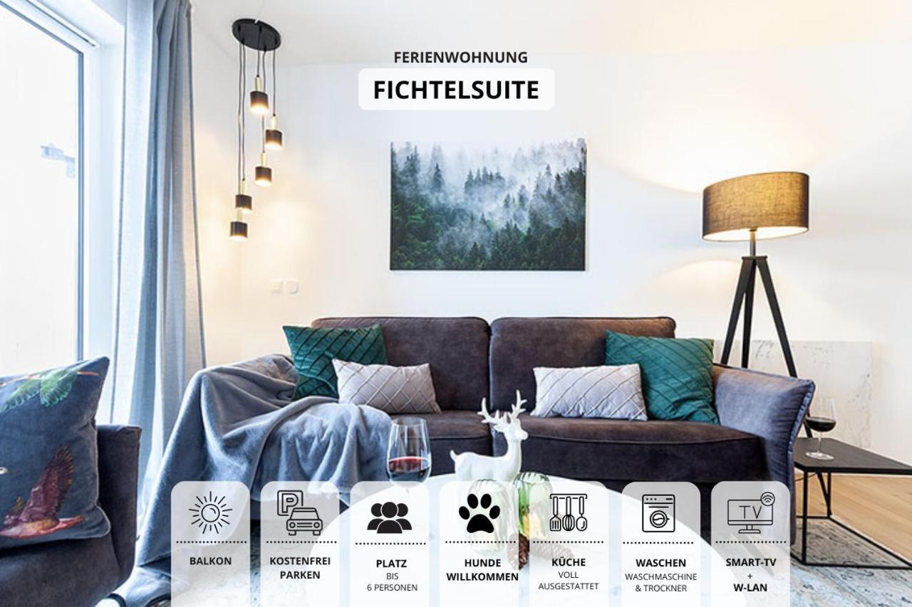 Die Fichtelsuite 1-6 Pers Ferienwohnung Nahe Ochsenkopf Sued 800M In Fleckl Варменщайнах Екстериор снимка